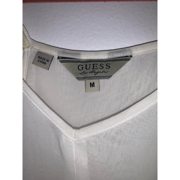 Guess Ruffle Top Size Medium - Picture 3 of 3